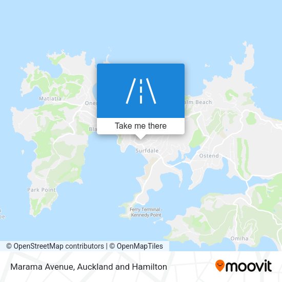 Marama Avenue map