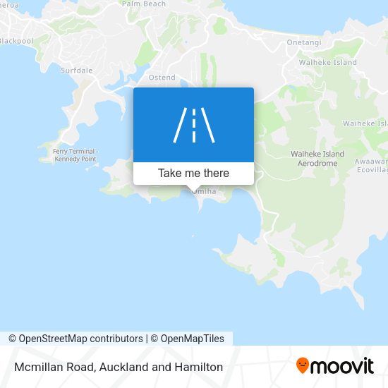 Mcmillan Road map