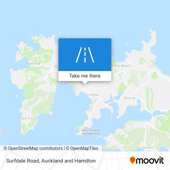Surfdale Road map