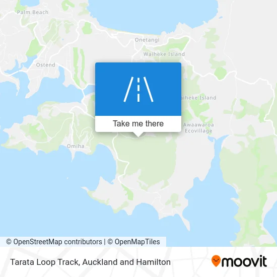 Tarata Loop Track map