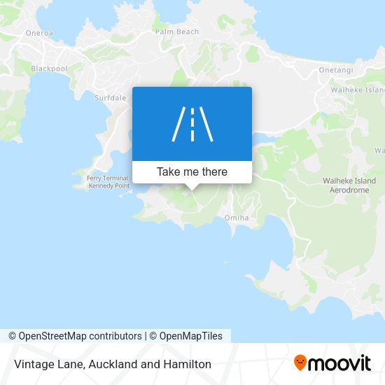 Vintage Lane map