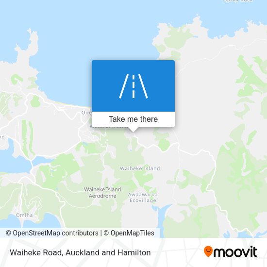 Waiheke Road map