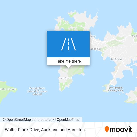 Walter Frank Drive map