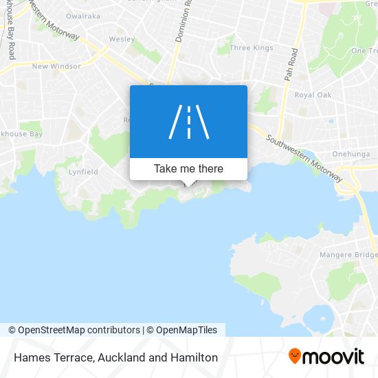 Hames Terrace map