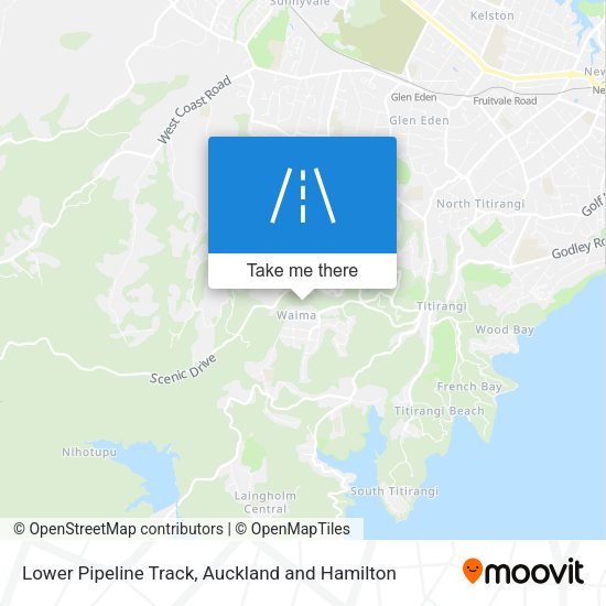 Lower Pipeline Track map
