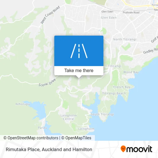 Rimutaka Place map