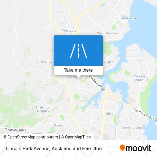 Lincoln Park Avenue map