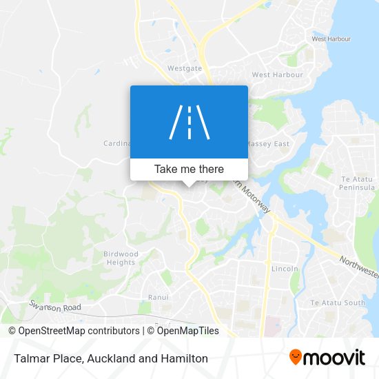 Talmar Place map
