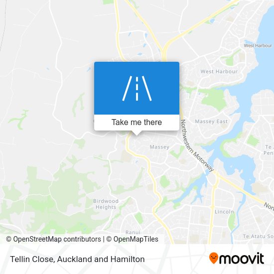 Tellin Close map