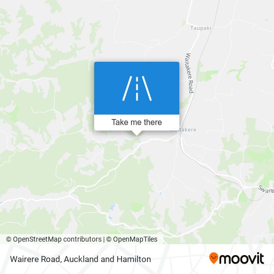 Wairere Road map