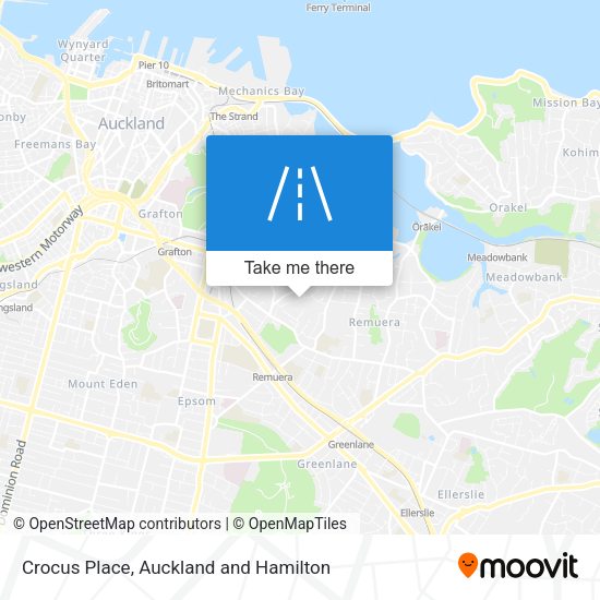 Crocus Place map