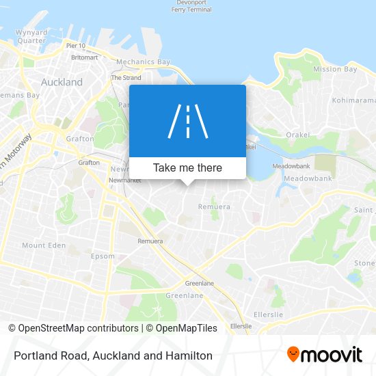 Portland Road map