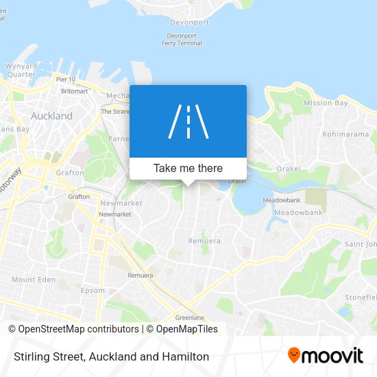 Stirling Street map