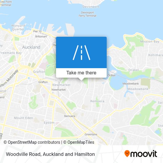 Woodville Road map