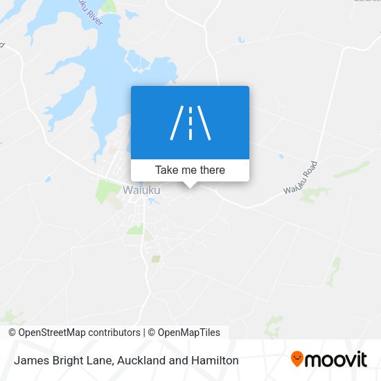 James Bright Lane map