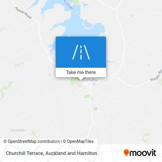 Churchill Terrace map