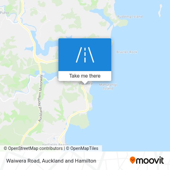 Waiwera Road map