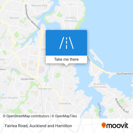 Fairlea Road map