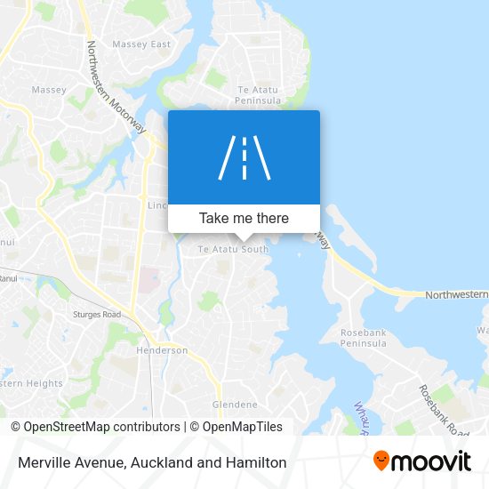 Merville Avenue map