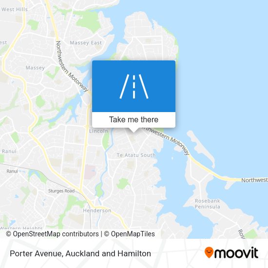 Porter Avenue map