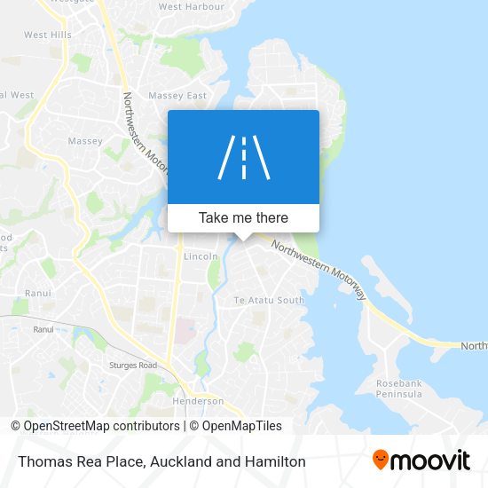 Thomas Rea Place map
