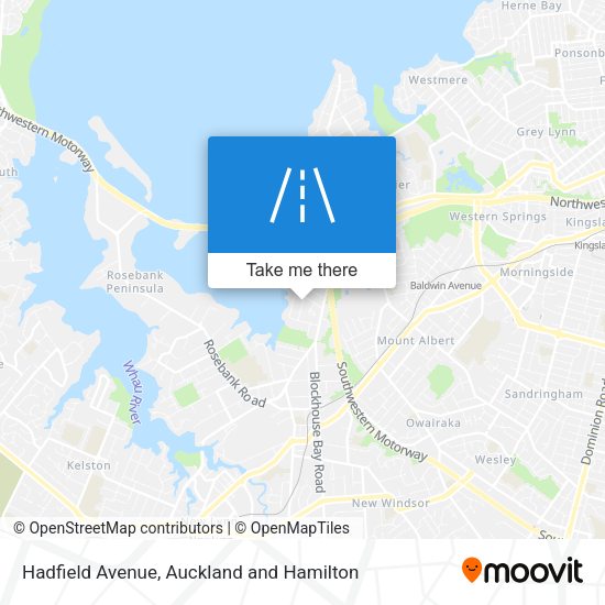 Hadfield Avenue map
