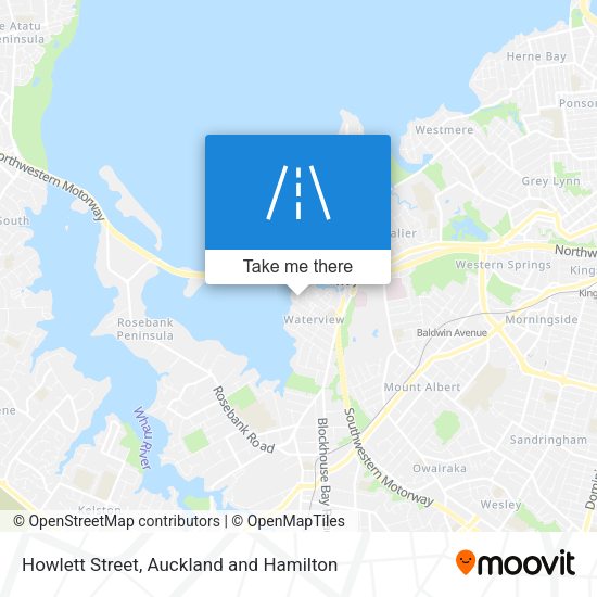 Howlett Street map