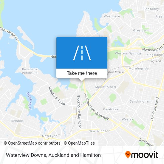 Waterview Downs map