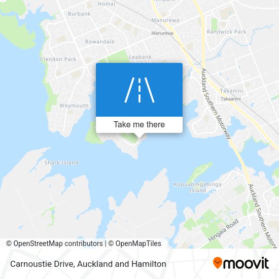 Carnoustie Drive map