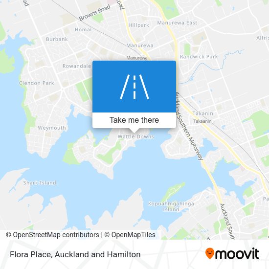Flora Place map