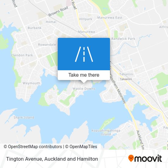 Tington Avenue map