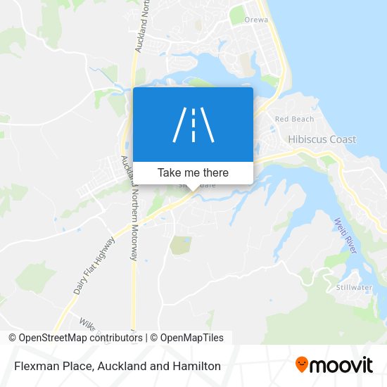Flexman Place map