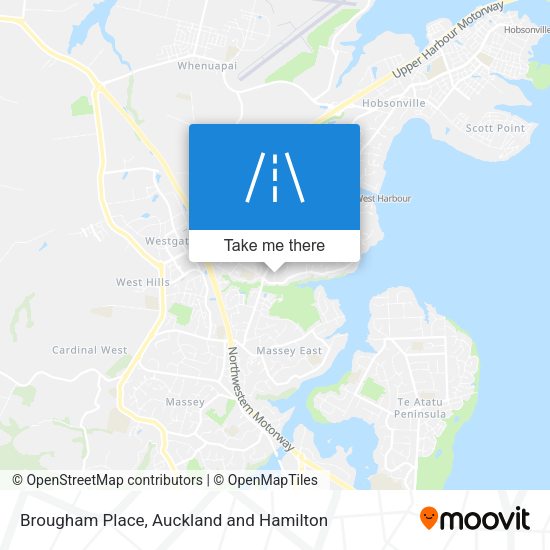 Brougham Place map