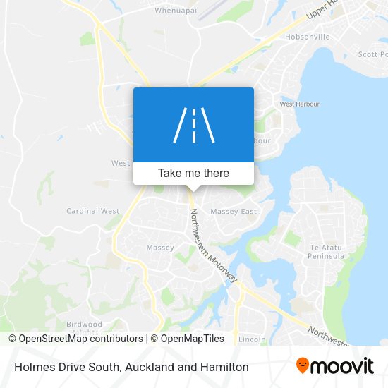 Holmes Drive South map