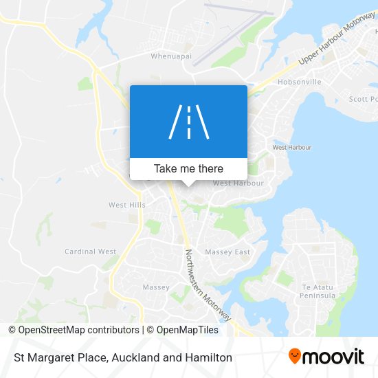 St Margaret Place map