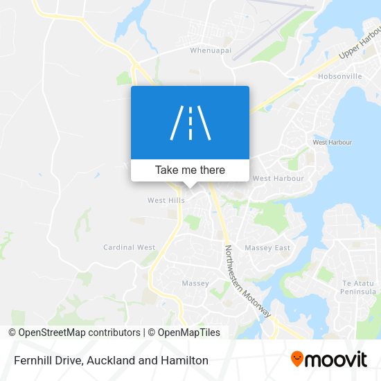 Fernhill Drive map