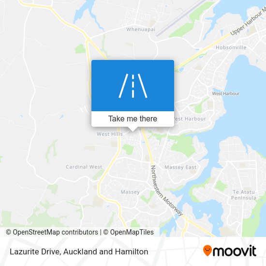Lazurite Drive map