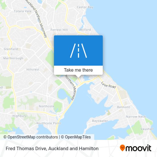 Fred Thomas Drive map