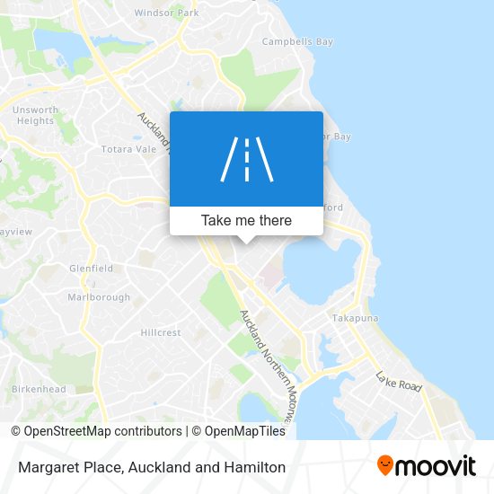 Margaret Place map