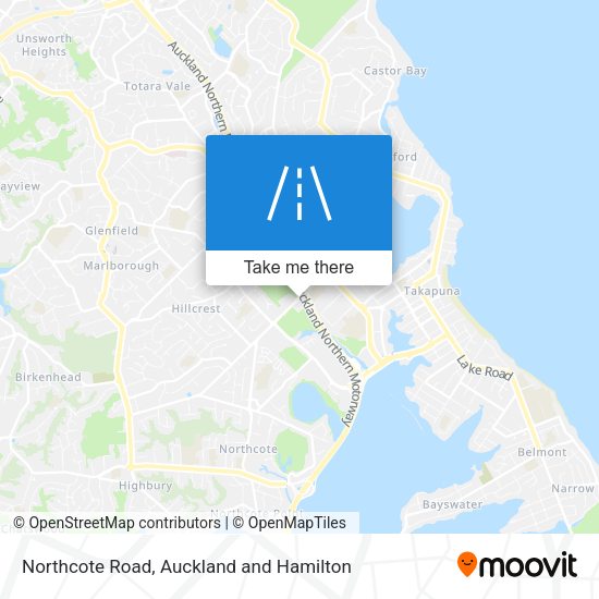 Northcote Road map