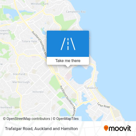 Trafalgar Road map