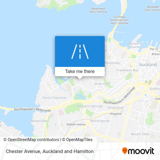 Chester Avenue map