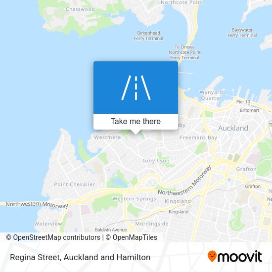 Regina Street map