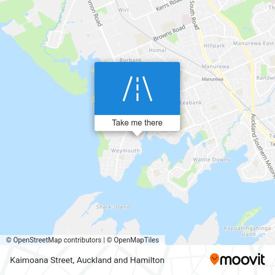 Kaimoana Street map