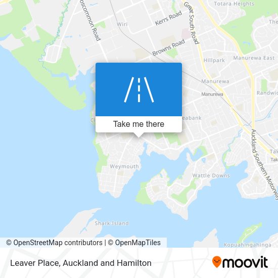 Leaver Place map