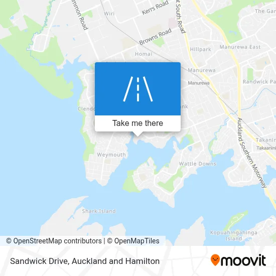Sandwick Drive map