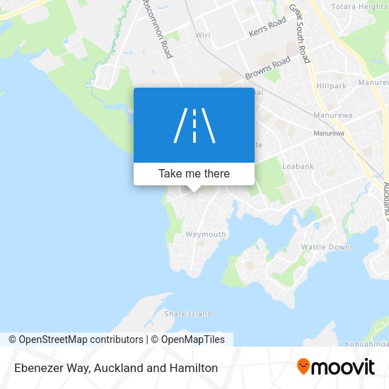 Ebenezer Way map