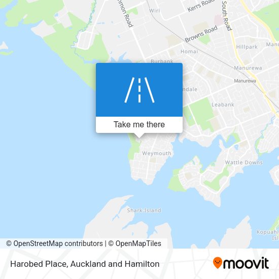 Harobed Place map