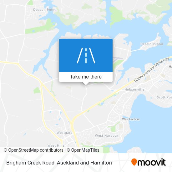 Brigham Creek Road map