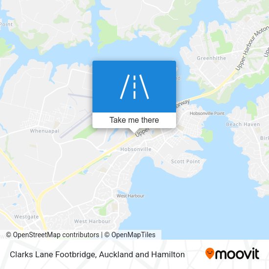 Clarks Lane Footbridge map